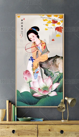 古代美女的水墨画专题模板-古代美女的水墨画图片素材下载-我图网