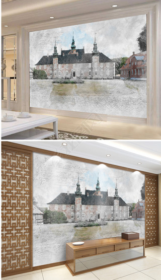 中华门城堡素描专题模板-中华门城堡素描图片素材下载-我图网