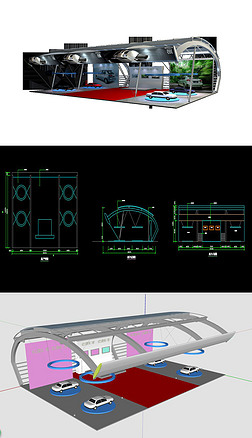 չCAD+SU+MAX