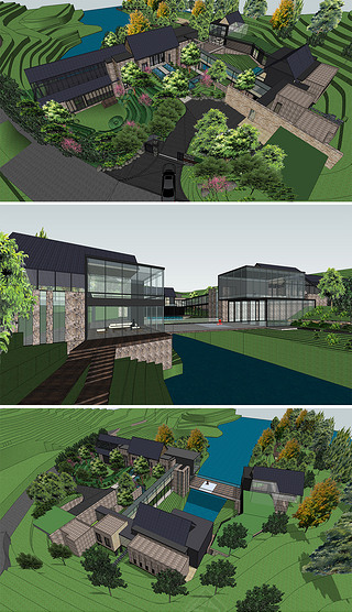 会所景观设计平面图专题模板-会所景观设计平面图图片素材下载-我图网