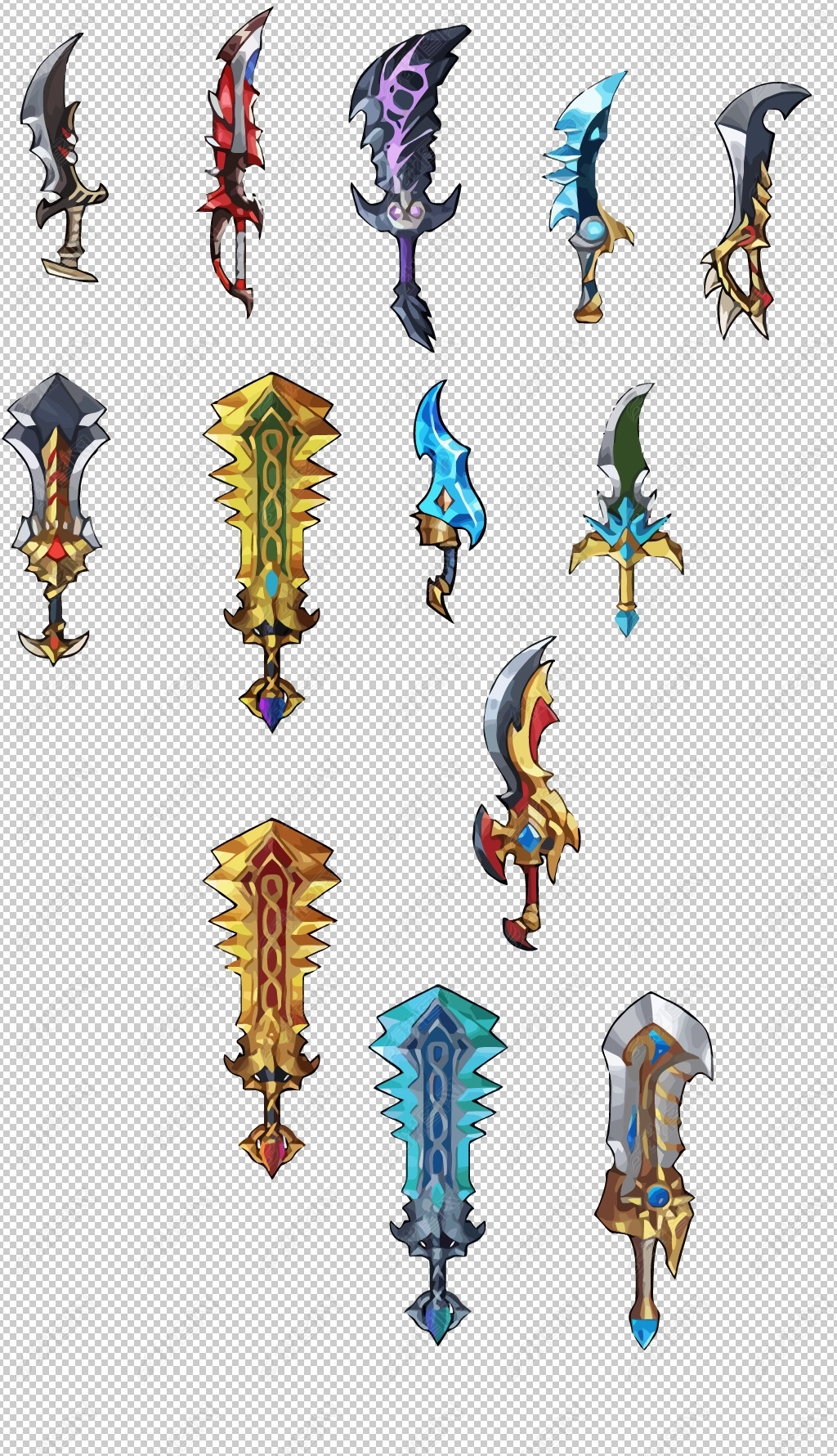 2d游戏矢量武器刀