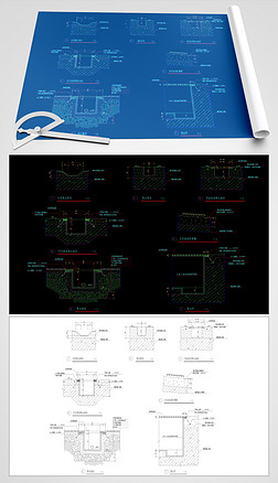 CAD߲Ƶµˮعڵͼ