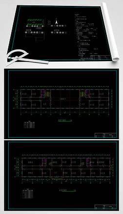 CAD5ܰ칫¥(顢ṹͼķ)