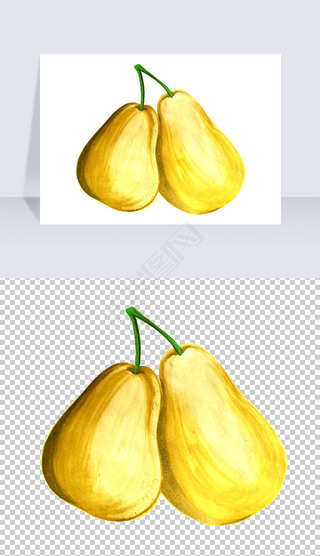 手绘木瓜png