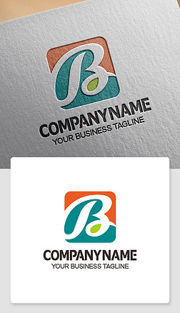 英文B字母logo设计B元素标志高端标志模版