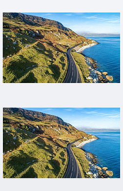 ͭ庣·ӢCauseway coastal Routea Antrim Coast Road A2 ŷ޷羰غ·֮һĿо