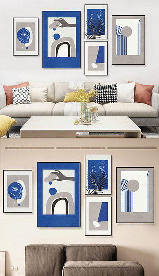 北欧风格抽象画专题模板-北欧风格抽象画图片素材下载-我图网