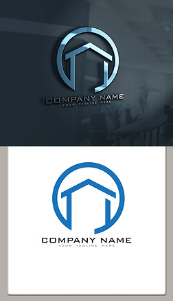 简单房屋logo