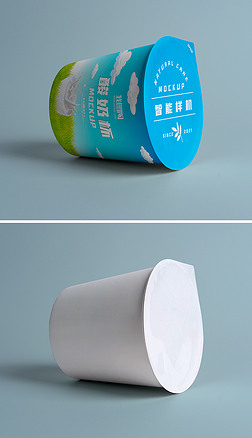 酸奶杯包装样机