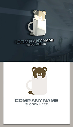茶杯小熊logo