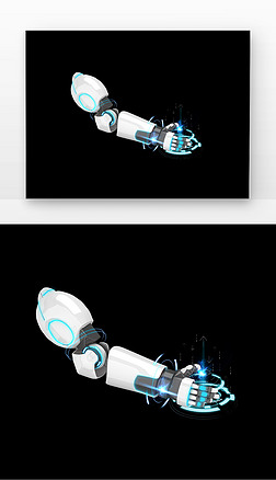 3dmax科技机械手臂和科技感光3D建模