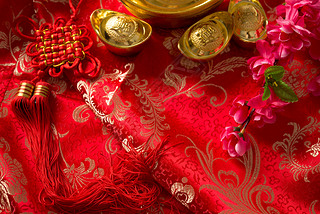 Chinese new year festival decorations background