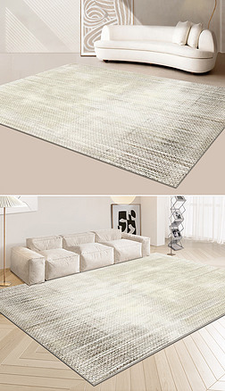 现代简约抽象条纹轻奢地毯地垫图案设计