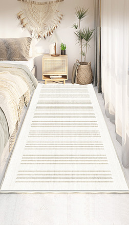现代北欧ins轻奢几何抽象床边毯地毯地垫图案