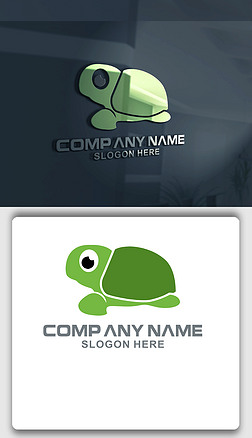 卡通小乌龟logo