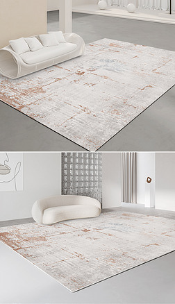 现代简约抽象轻奢肌理艺术地毯地垫设计