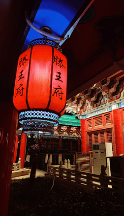大红灯笼滕王阁高清夜景图
