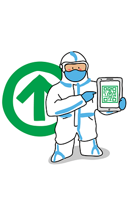 立即下载抗疫防疫疫情大白健康码行程码插画立即下载3d