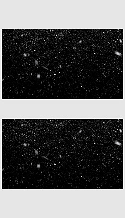 深夜冬季雪花星空背景素材