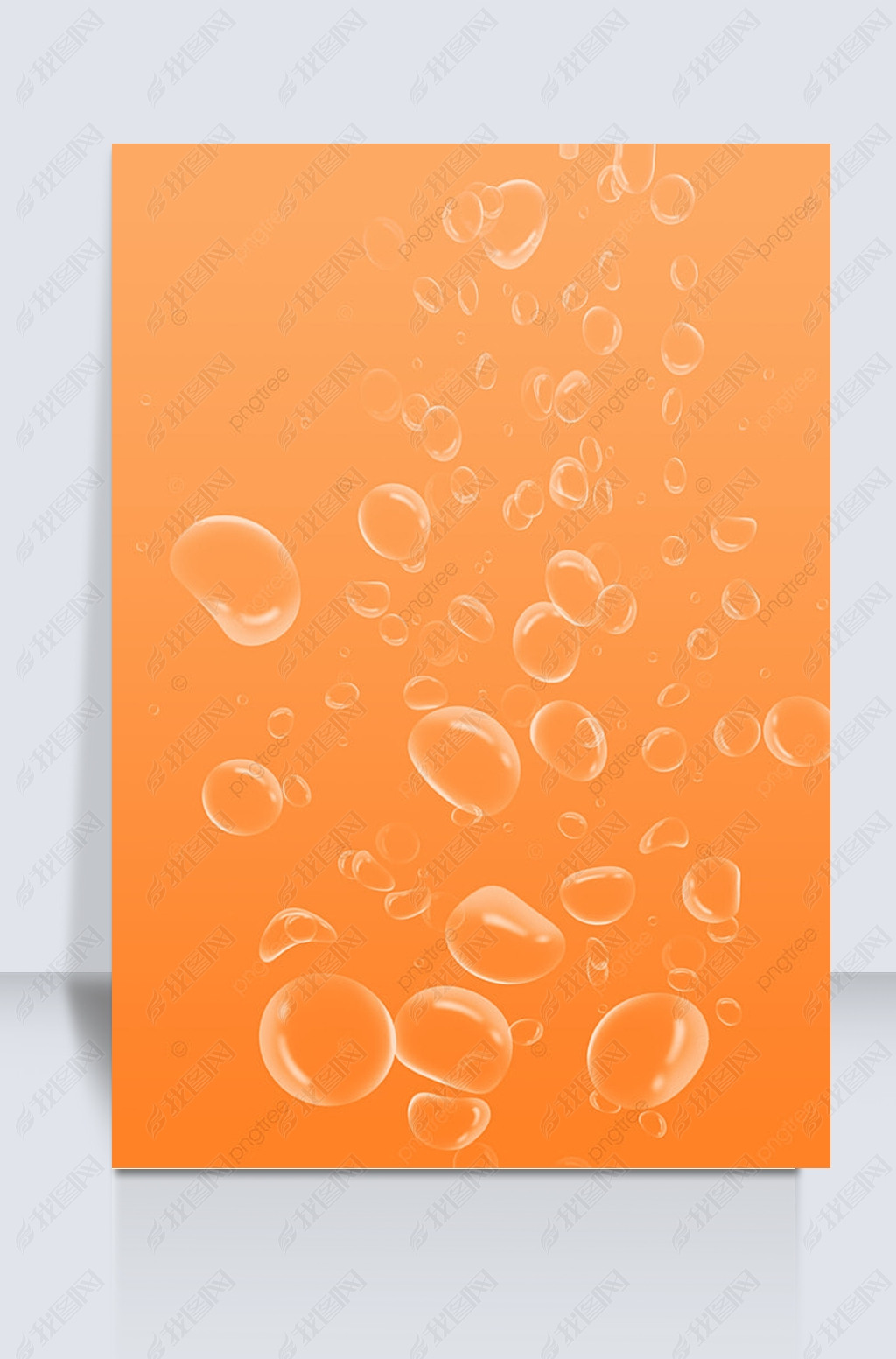light orange background bubble