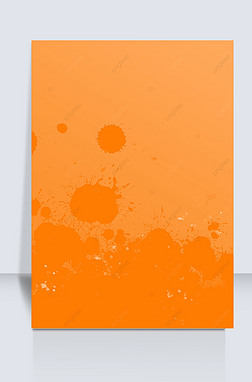 light orange background splash ink