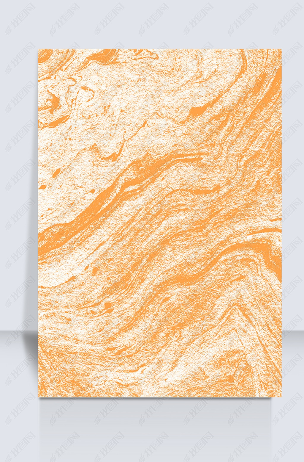 light orange background liquid marble