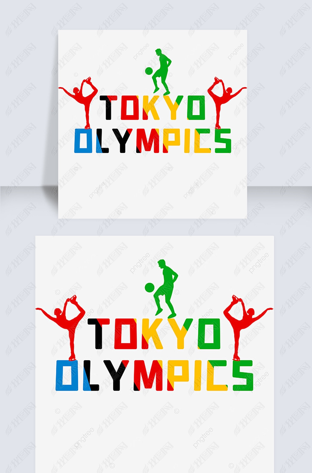 tokyo olympics 2020 colored letters