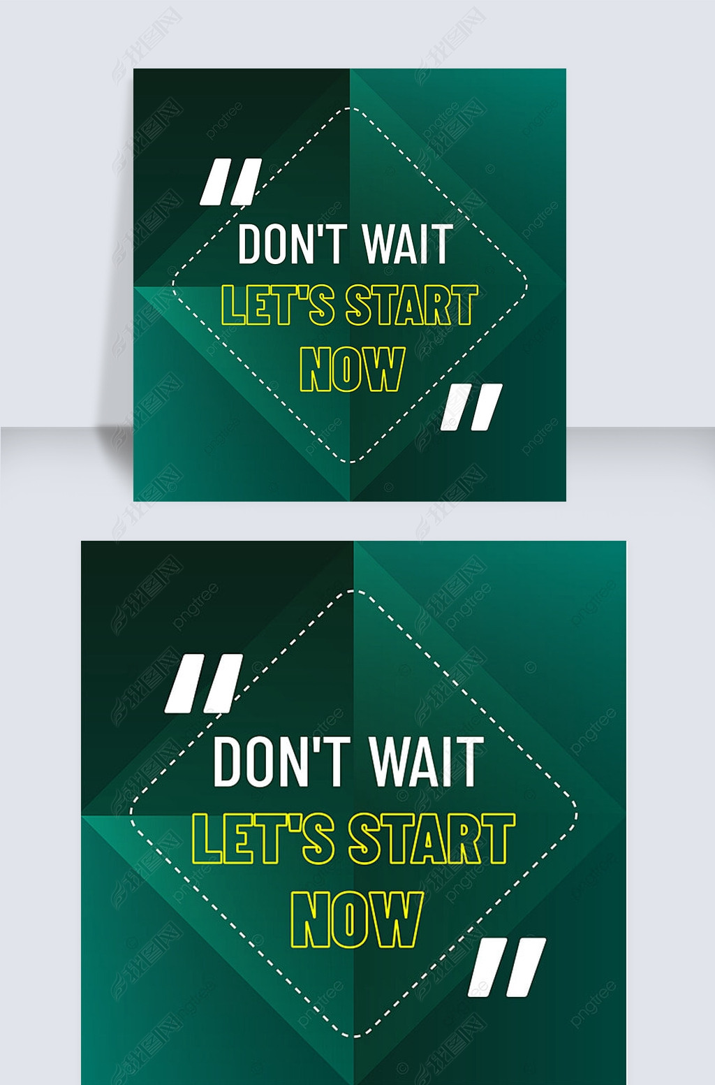 dark green encouragement card