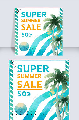 summer sale instagram post