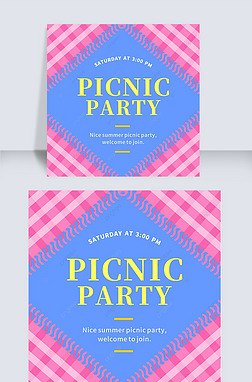 beautiful picnic invitation instagram post