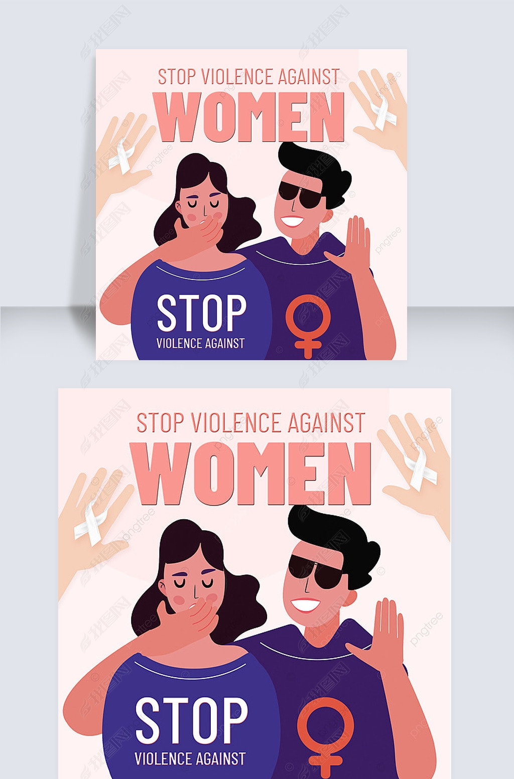 stop violence against women s behioral pink social media