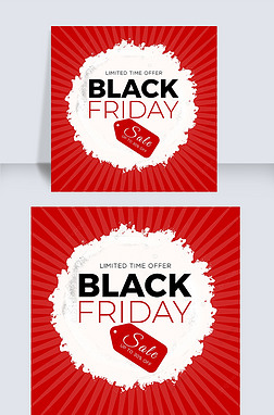 cartoon simple black friday promotion agency media advertisement