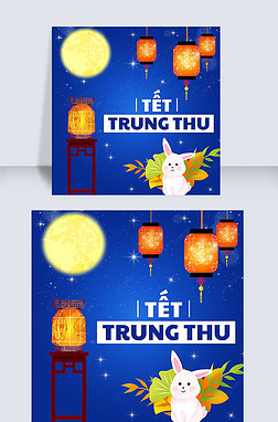 vietnam mid-autumn festival creative social media post