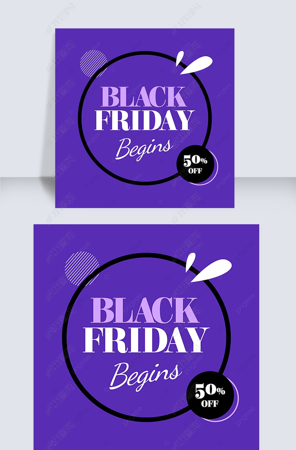 colorful black friday template