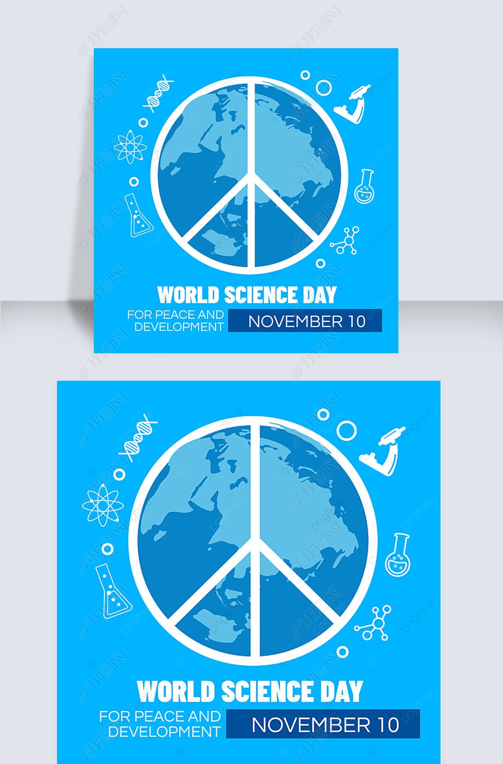 world science day for peace and development vector