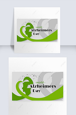 world alzheimers day creative simple banner