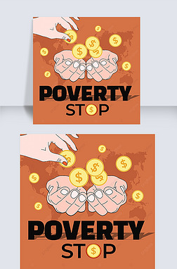 international day for the eradication of poverty map hand