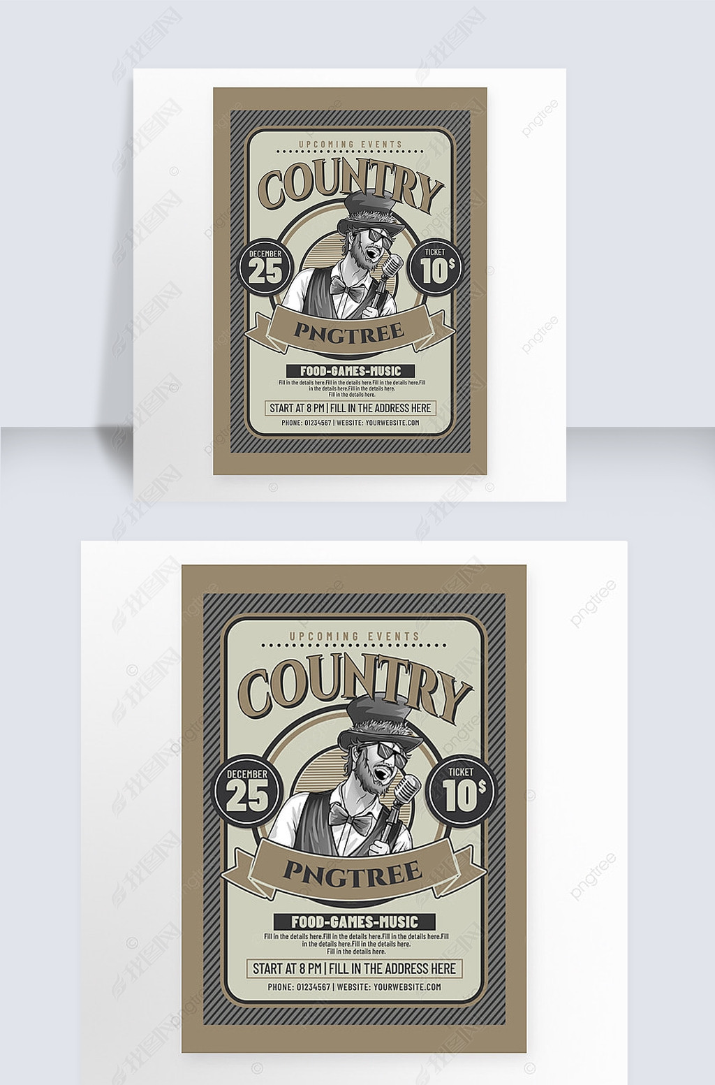 country music flyer