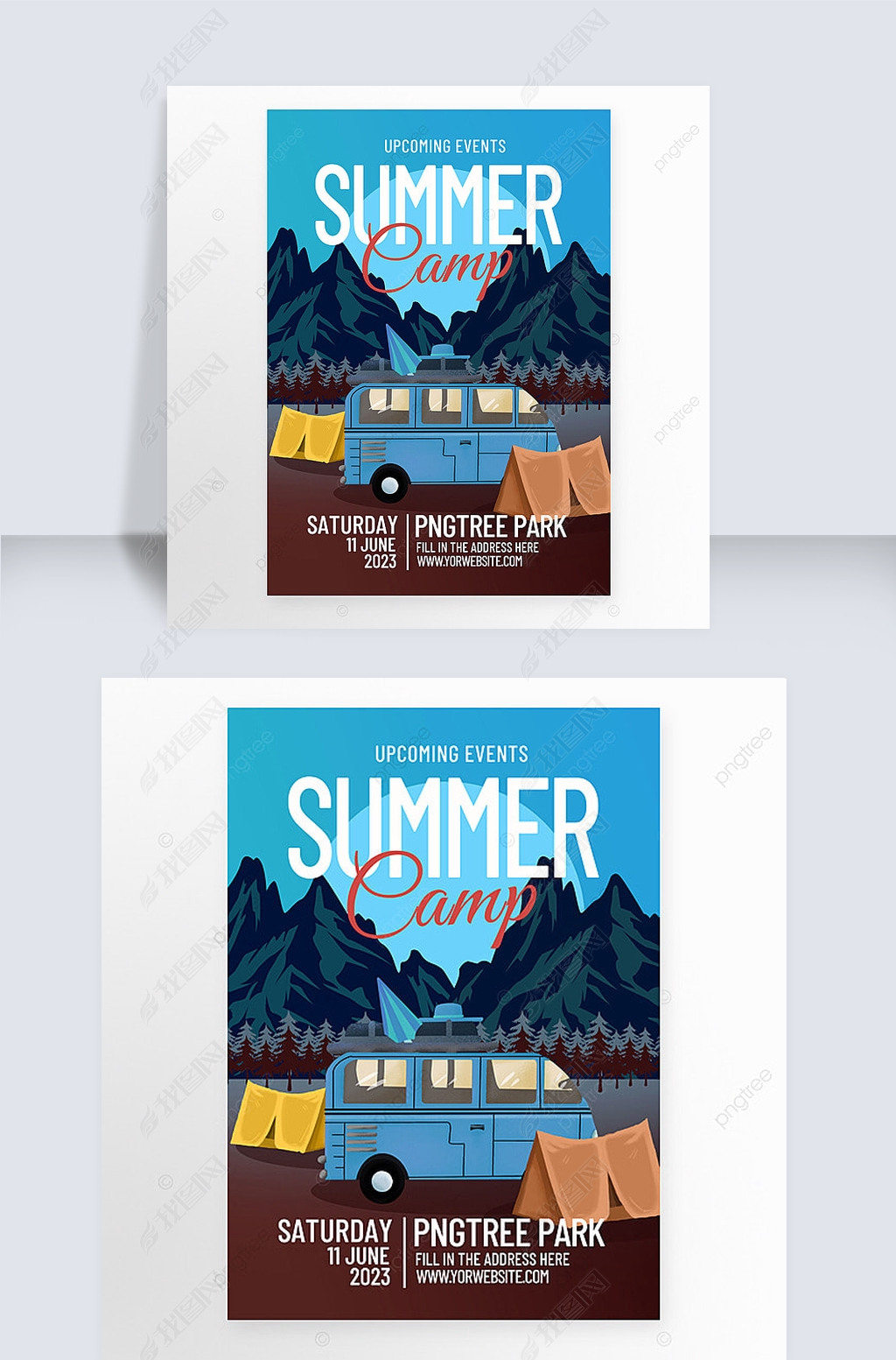 summer camp flyer