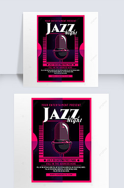 jazz night flyer poster