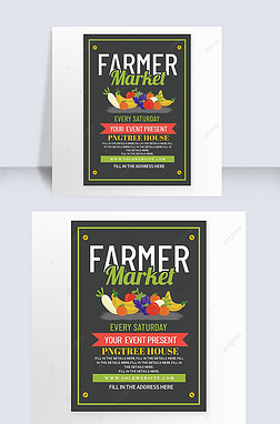 farmer food market poster
