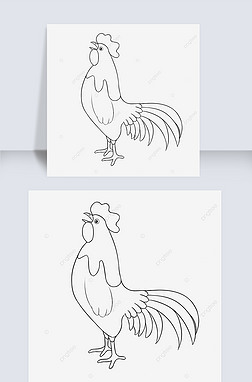 chicken clipart black and white ڰС
