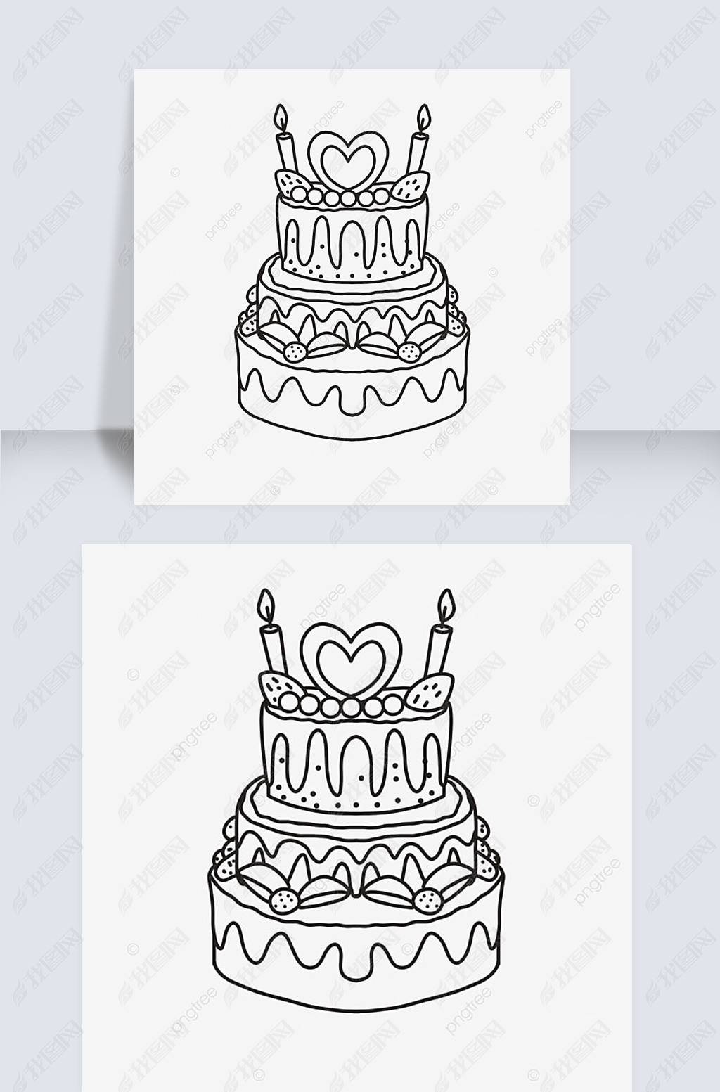 ˫㰮Ĳݮˮcake clipart black and white