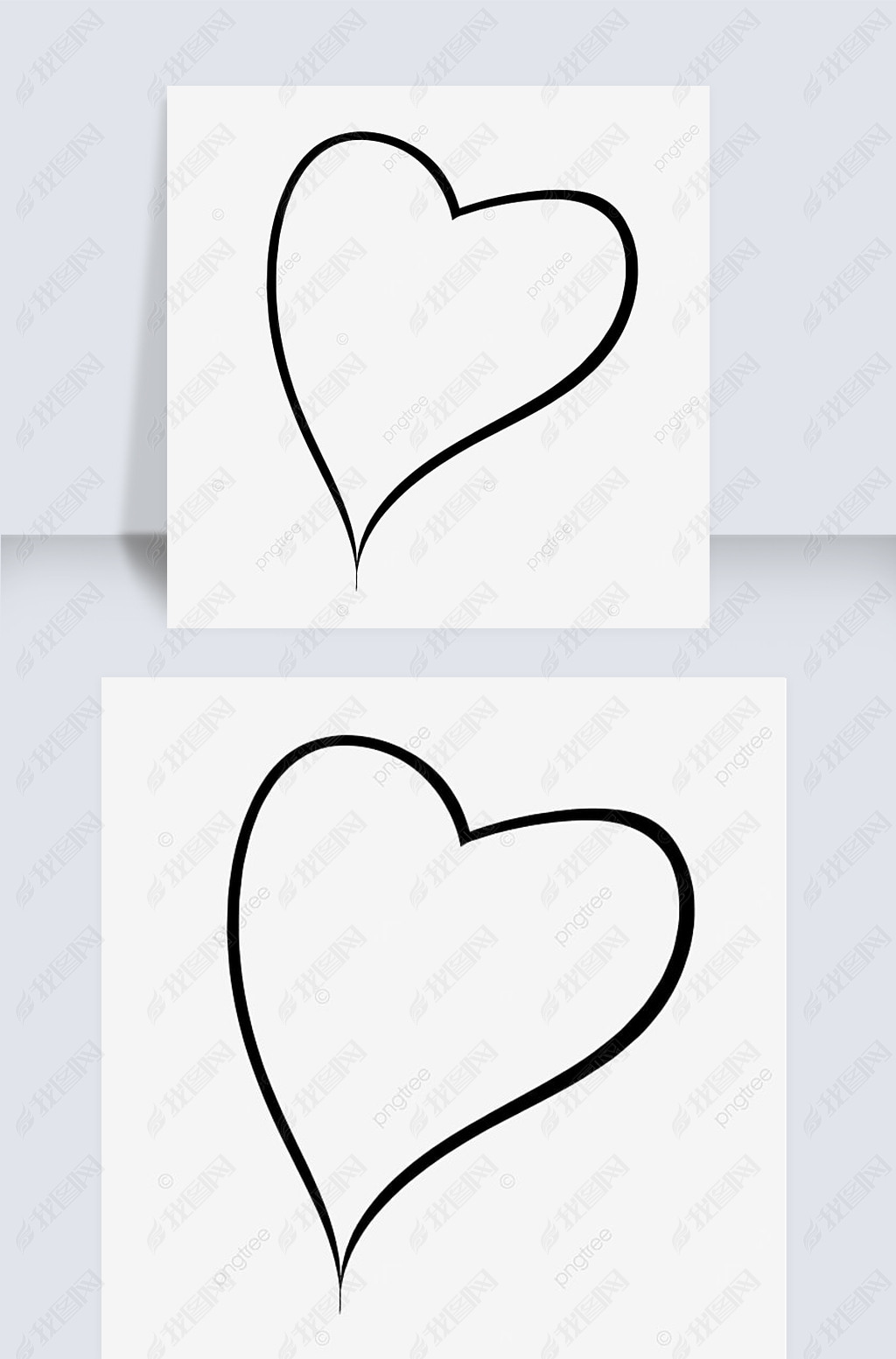 heart clipart black and whiteб