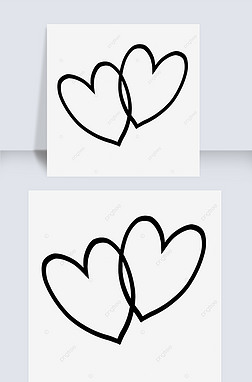 heart clipart black and white߱Ⱞ