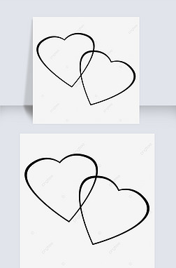 heart clipart black and white˫