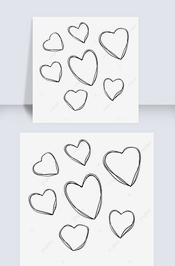 heart clipart black and whiteమ