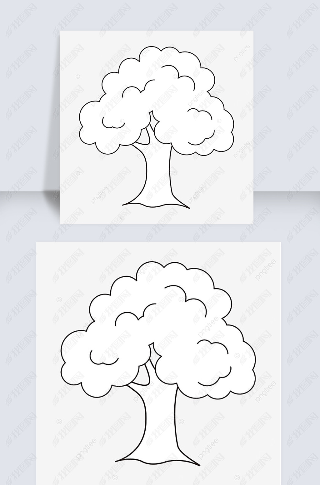 ڰʸ tree clipart black and white