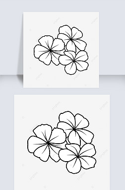 Сٻflower clipart black and white