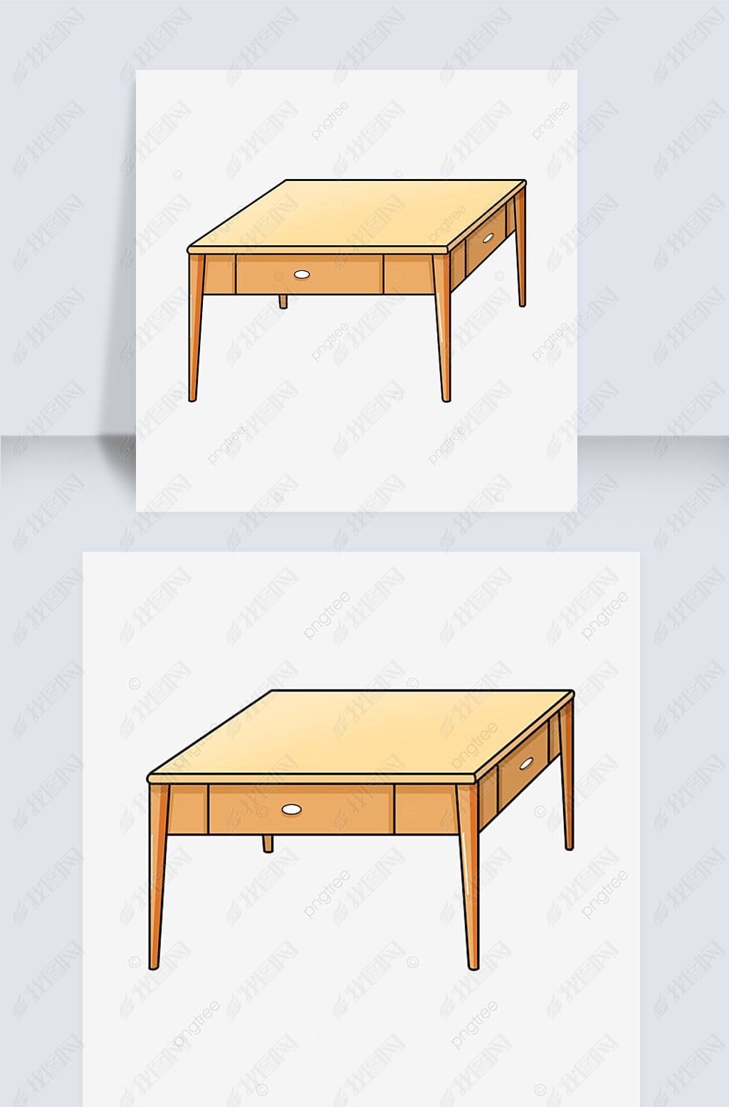 卡通化妆tableclipart